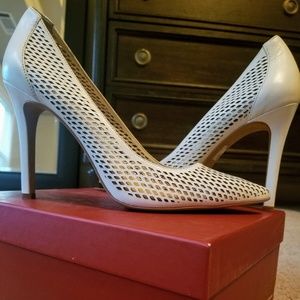 White Vince Camuto heel